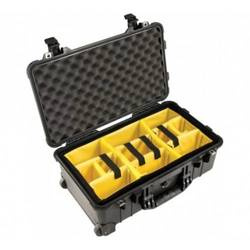 Peli 1510 skrzynia z przegródkami/czarna