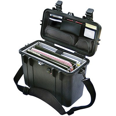 Peli 1430 skrzynia z przegródkami biurowymi/czarna