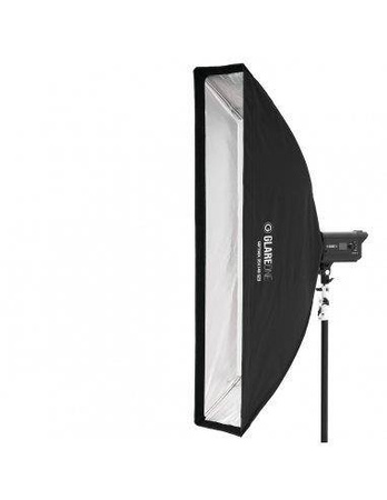 Softbox 35x140 - zestaw z gridem