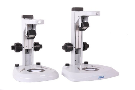 Mikroskop stereoskopowy Delta Optical IPOS-810 z powiększonym statywem