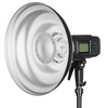Quadralite Wave Beauty Dish srebrny 42