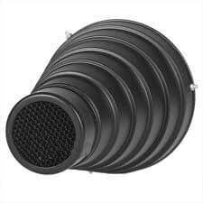 Strumienica-snoot z plastrem miodu i 5 filtrami