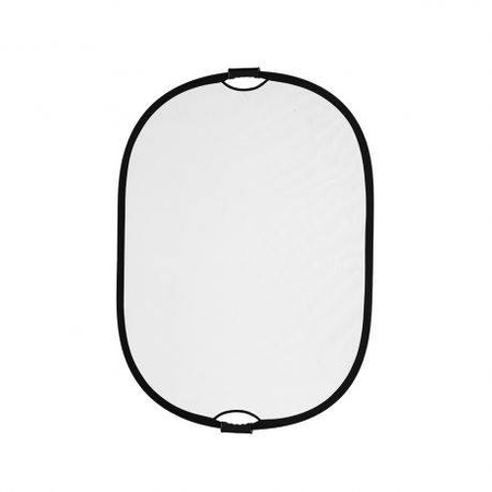 Quadralite Blenda z uchwytem srebrno-biała 90x120 cm