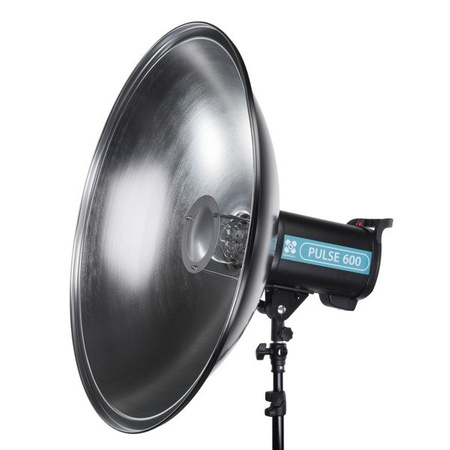 Czasza QuadraLite Beauty Dish / Radar srebrny 55cm