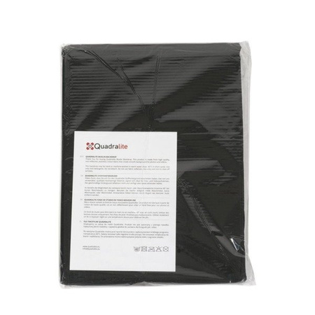 Quadralite tło tekstylne czarne 2,85x6m