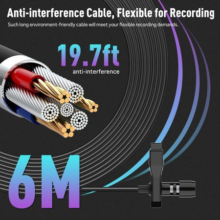 Synco LAV-S6M mikrofon krawatowy z odsłuchem