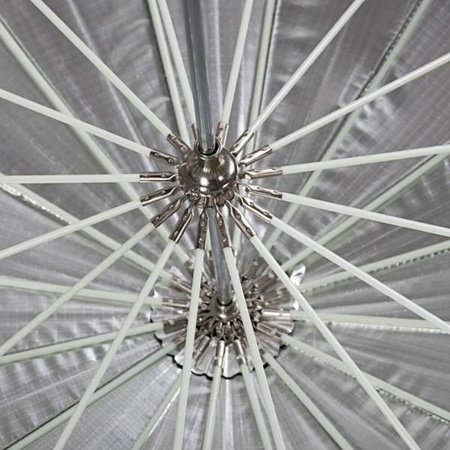 Quadralite Deep Space 130 srebrna parasolka paroboliczna