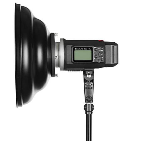 Quadralite Wave Beauty Dish srebrny 55