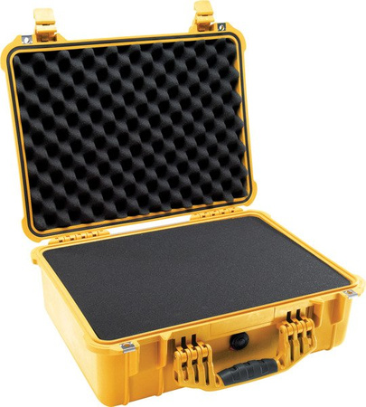 Peli 1520 skrzynia z gąbką/żółta