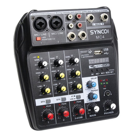 Synco MC4 mikser audio 4 kanałowy