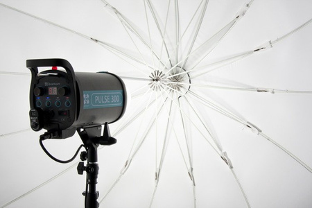 Parasol Quadralite Space - paraboliczny biały 150 cm