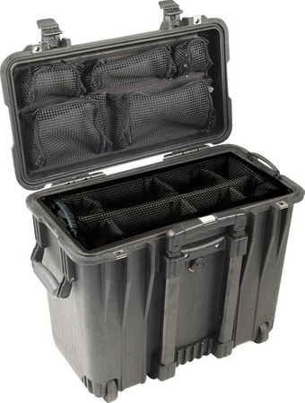 Peli 1440 skrzynia z przegródkami/czarna