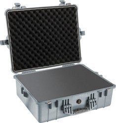 Peli 1600 skrzynia z gąbką/srebrna