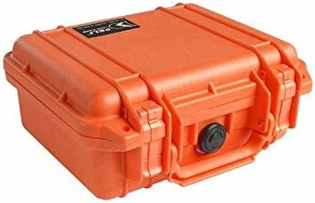 Peli 1200 skrzynia z gąbką/pomarańczowa