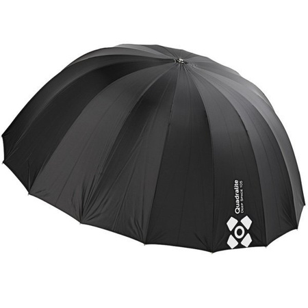 Quadralite Deep Space 105 white parabolic umbrella
