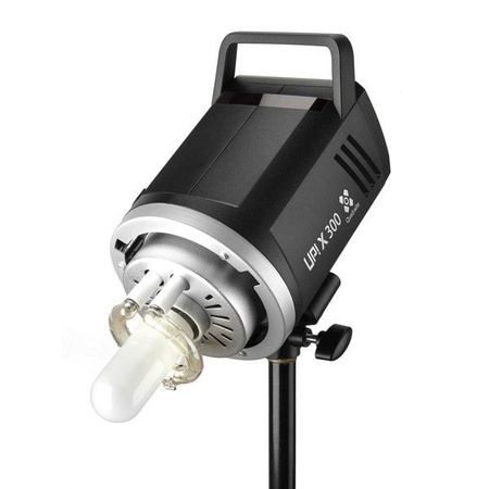 Lampa studyjna Quadralite UP! X 300 + parasolka