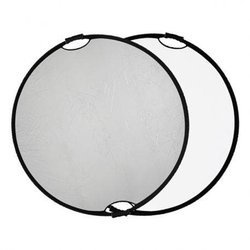 Quadralite Blenda z uchwytem srebrno-biała 110 cm