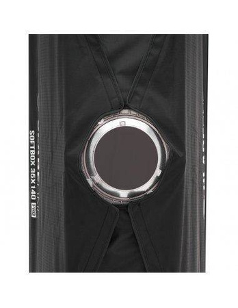 Softbox 35x140 - zestaw z gridem