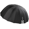 Quadralite Deep Space 105 white parabolic umbrella
