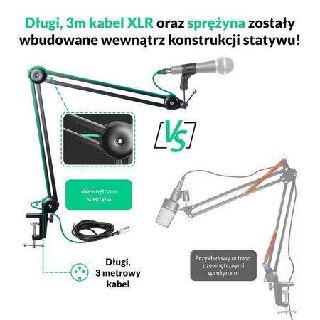 Synco MA38 ramię mikrofonowe - zintegrowany kabel XLR