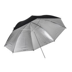 Quadralite parasolka 91cm srebrna