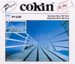 COKIN P123F niebieski pełny z miękkim przejściem koloru