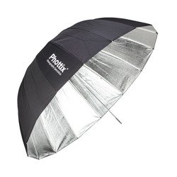 Phottix parasolka dwufunkcyjna srebrno/czarna 101cm
