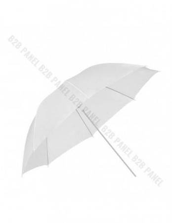 GlareOne Parasolka transparentna, biała, 90cm